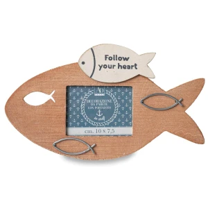 Bomboniere tema mare 2026 Portafoto a forma di pesce