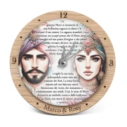 Bomboniere Tema Teste di Moro Orologio Personalizzato
