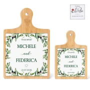 Bomboniere Tema Ulivo Personalizzate Tagliere in legno