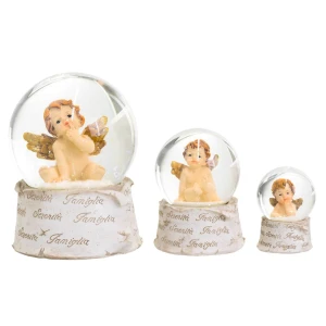 Bomboniere Originali 2026 Palle di neve con angeli