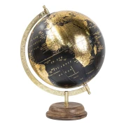 Mappamondo vintage oro e nero idea regalo 2025