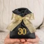 Sacchetto 30 Trentesimo Compleanno con Numero 30 Glitter