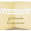 festone prima comunione con calice IHS 3 metri, misura 3 metri, colore bianco con disegno calice