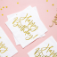 20 Tovaglioli di carta 33x33 cm per compleanno "happy Birthday"