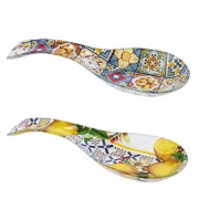 Bomboniere 2026 Poggiamestolo in vetro con decori