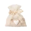 Sacchetti Portaconfetti Bomboniere shabby chic con cuoricino
