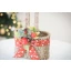Idea Regalo Natale - Portabottiglie in vimini con decoro rosso