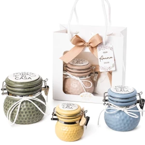 ⚡OFFERTISSIMA Bomboniere Barattolino Linea Casa in Ceramica Colorata