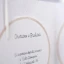 Partecipazione Nozze Elegante Damascata bianca - Ellisse
