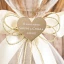 Idea Regalo Nozze D\'Oro 2027 Clessidra Maxi in vetro con sabbia bianca con applicazione cuore