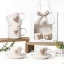 Bomboniere 2027 Set di tazzine caffè e tazza da colazione con cuoricini