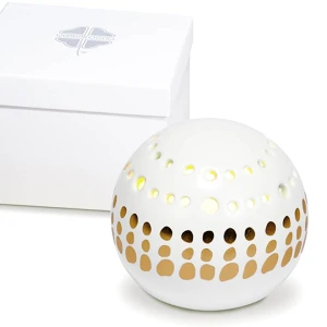Bomboniere Solidali Quadrifoglio Linea Varsavia 2027 Luce LED con dettagli oro