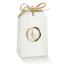 Scatoline portaconfetti Cresima stile ceralacca con colomba oro