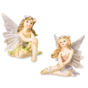 Bomboniere Femmina Fate Sedute Colorate in Offerta