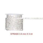 Strass a rotolo 3.5 mm x 3 mt