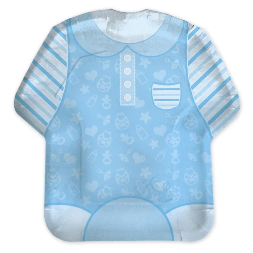 8 piatti di carta 22 cm maglietta baby boy