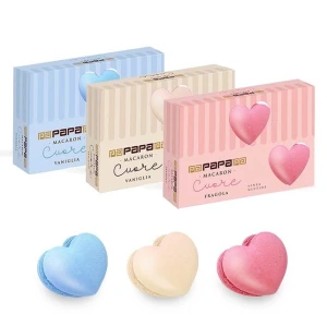 Macarons Cuore Artigianali - confezione da 6 pezzi