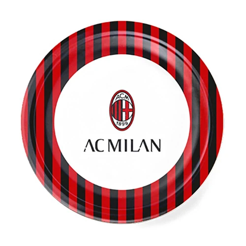 8 piatti di carta 23 cm per festa tema Milan
