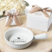 Idea Bomboniera Utile ciotola con manico in ceramica