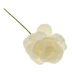 Rosa Grande Panna con ramo per confezionamento Bomboniere