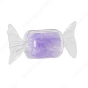 scatolina portaconfetti in plexiglass caramella trasparente