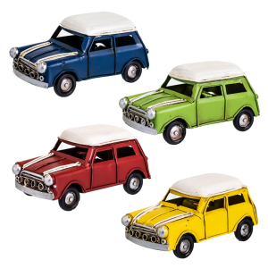 Bomboniere Comunione auto mini cooper vintage in metallo artigianali