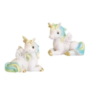 Bomboniere Battesimo maschio statuina Unicorno in OFFERTISSIMA