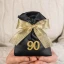 Sacchetto 90 Novantesimo Compleanno con Numero 90 Glitter