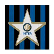 20 Tovaglioli 33x33 cm per festa tema Inter
