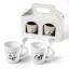 idee Bomboniere Originali Set 2 tazzine da caffè con Scritte