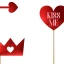 Photo Booth Matrimonio Red - kit per foto simpatiche