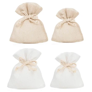 Bomboniere 2026 Linea Grezzo Sacchettino Standard in Yuta naturale Portaconfetti