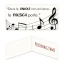 Bigliettini Bomboniere tema Musica