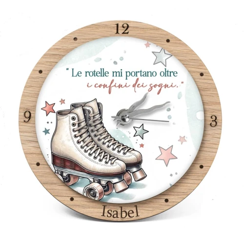 Bomboniere Tema Pattinaggio a Rotelle Orologio Personalizzato