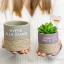 Bomboniere Vaso Porta Piante in Terracotta con Scritte e Spago