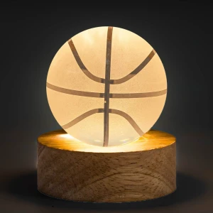 Bomboniere 2027 Sfera LED Pallone da basket Pallacanestro per comunione