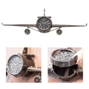 Mega Orologio in metallo a forma di Aereo fatto a mano - idea regalo