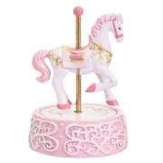 Bomboniera battesimo bimba cavallino Carillon