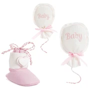 Bomboniere Battesimo e Nascita Bimba 2025 Linea Baby Balloon Sacchettini Portaconfetti