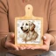 Bomboniere Tema Cane Personalizzate Tagliere in legno