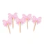 25 Picks Sagomati fiocchi rosa per aperitivi e buffet