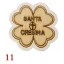 Confezione da 12 PZ Decorazioni Bomboniere Applicazioni in Legno