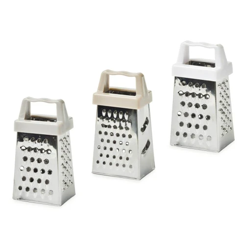 Idea Segnaposto Mini Grattugia bianca beige e tortora