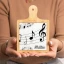 Bomboniere Tema Musica Personalizzate Tagliere in legno