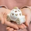 Bomboniere Carrozza in ceramica con cuori
