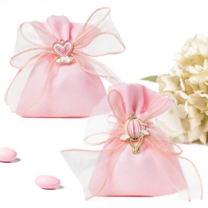 Bomboniere 2027 Linea Cielo Rosa Sacchettini Portaconfetti