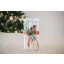 Idea Regalo Natale - Portacandele shabby in legno con decoro natalizio