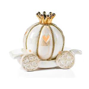 Bomboniere Carrozza Beige Luce LED GR