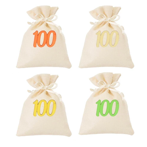 Bomboniere 100 Anni compleanno sacchetti portaconfetti