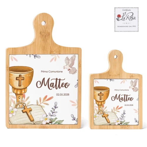 Bomboniere Comunione Personalizzate Tagliere in legno